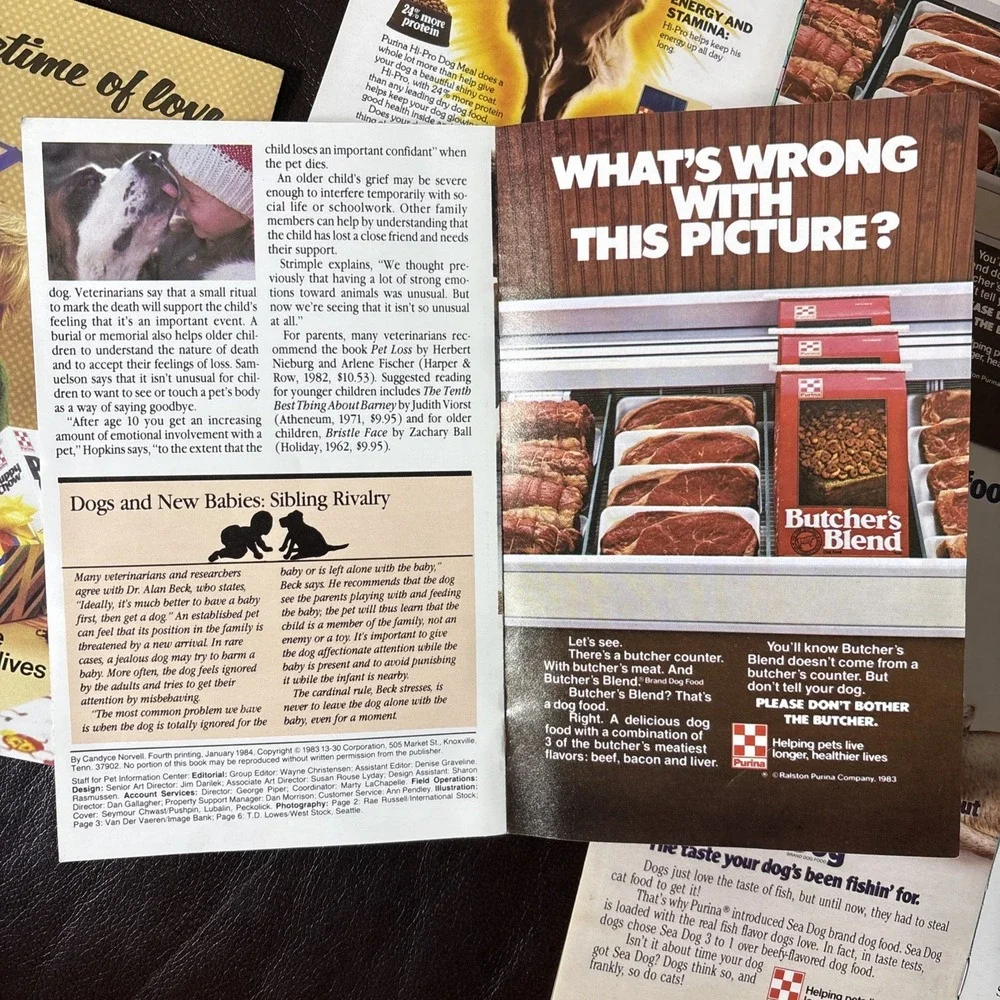 Vintage 1983/1984‎ Pet Information Dog Pamphlets